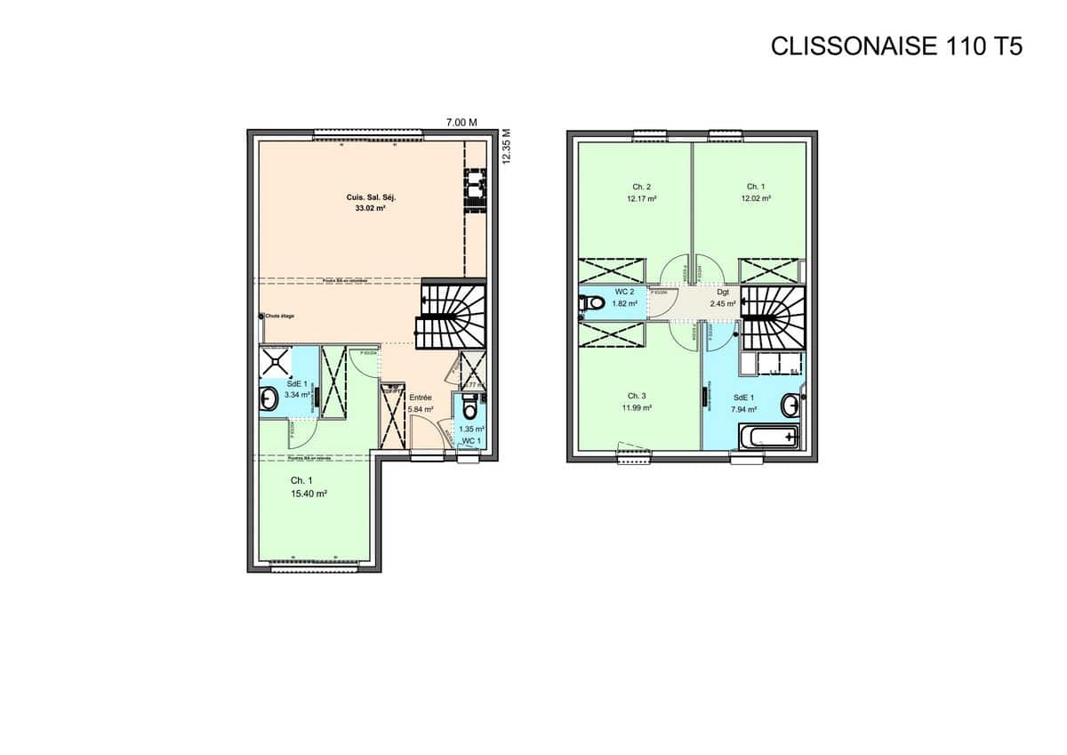 Plan Maison Clissonaise Maisons Privat